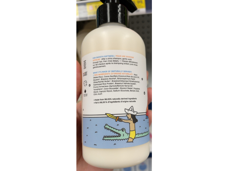 The Unscented Company Kids Smooth Conditioner, 8.28 fl oz/245 mL