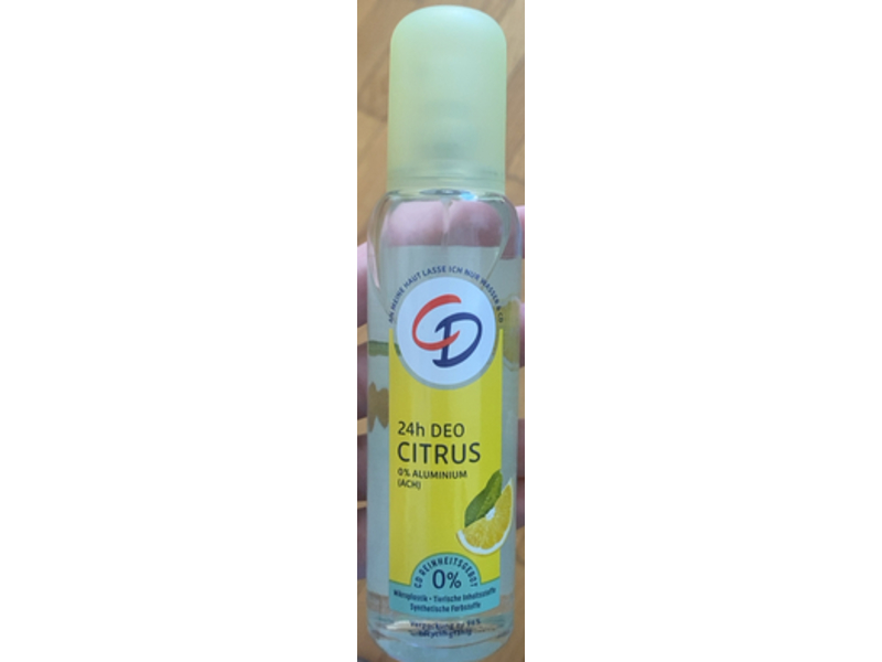 Cd Deodorant Spray, Citrus, 75 mL