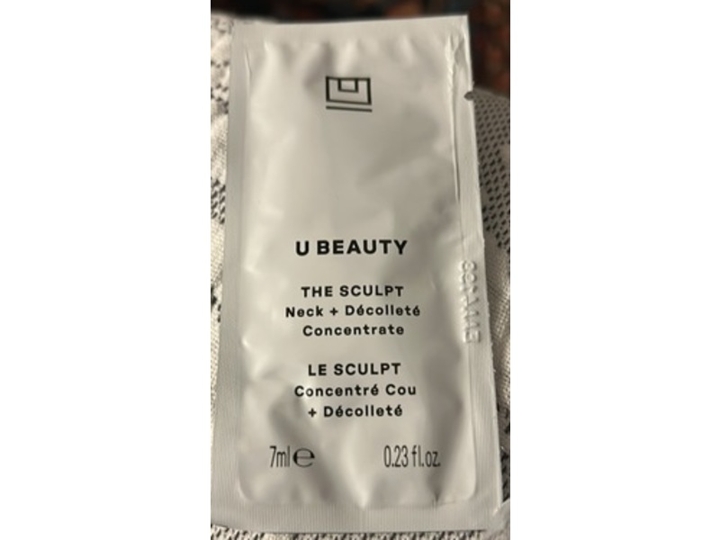 U Beauty The Sculpt Neck + Decollete Concentrate, 0.23 fl oz/7 mL