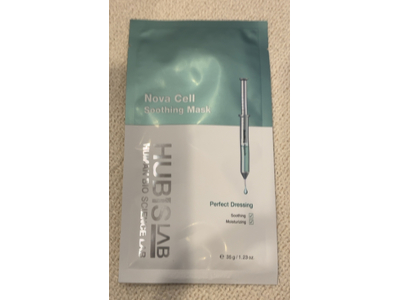 Hubislab Nova Cell Soothing Mask, 1.23 oz/35 g
