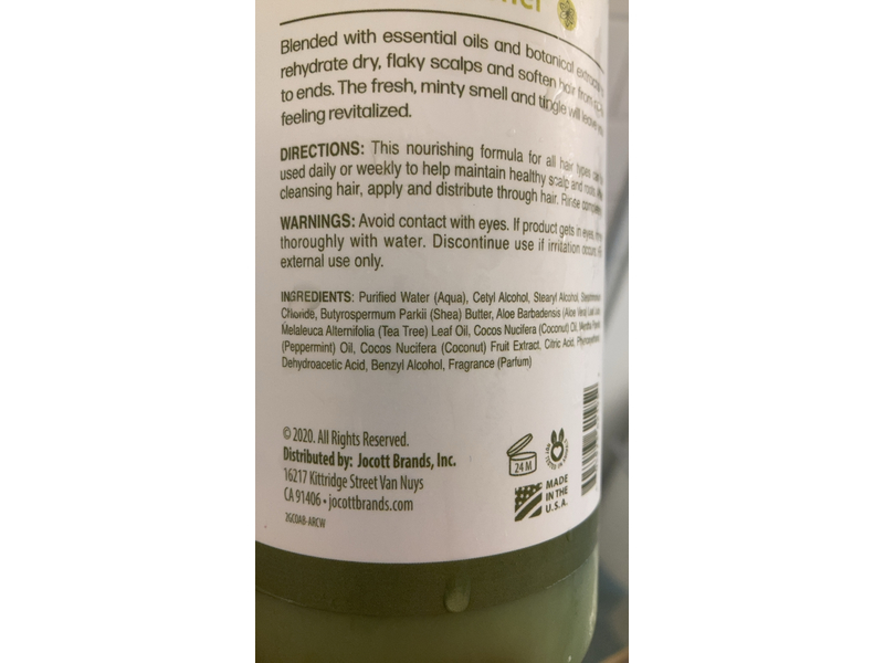 Nature Love Conditioner, Tea Tree + Mint, 25 fl oz/739 mL
