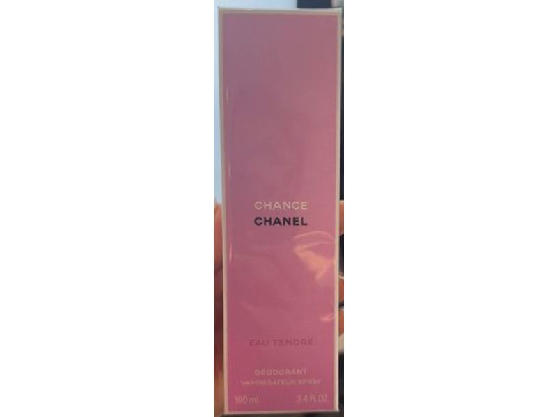 Chanel Chance Eau Tendre Deodorant Vaporisateur Spray, 3.4 fl oz/100 mL