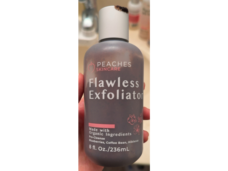 Peaches Skin Care Flawless Exfoliator, 8 fl oz/236 mL