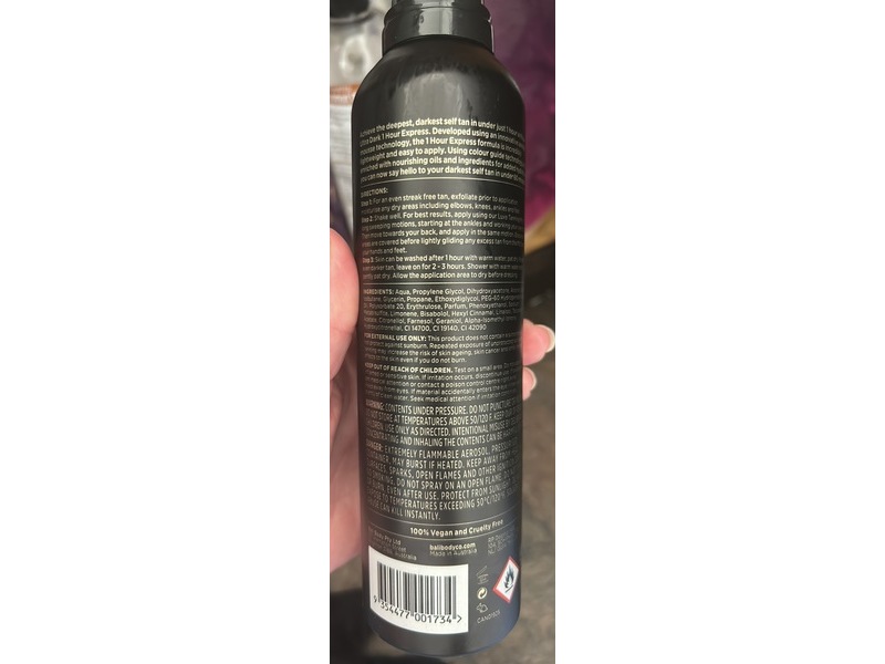 Bali Body Express Self Tan, Ultra Dark, 7.61 fl oz/225 mL