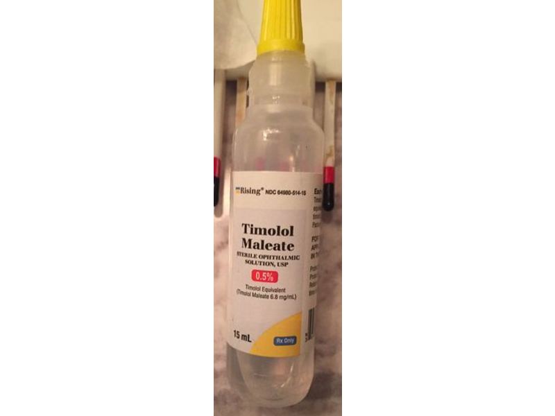 Timolol Maleate Ophthalmic Solution 0.5%, 15 mL, Rising Pharmaceuticals (RX)
