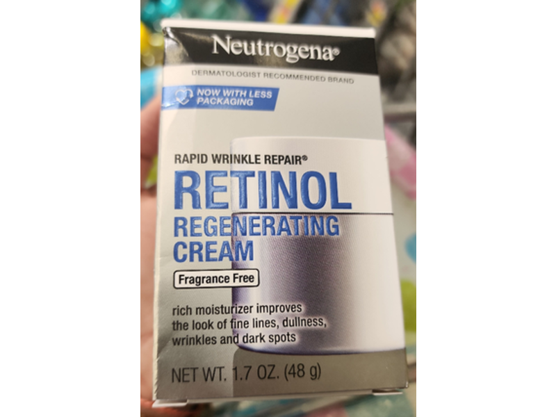 Neutrogena Regenerating Cream, Retinol, 1.7 oz/48 g