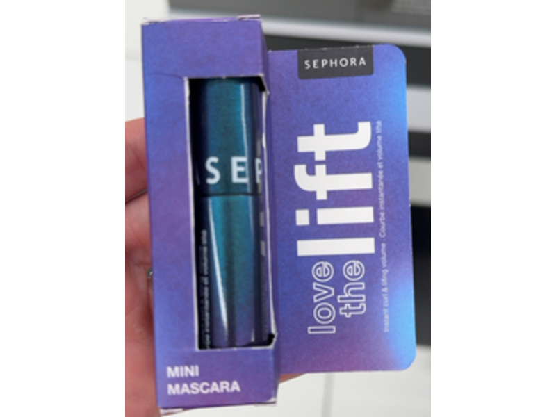 Sephora Love The Lift Mini Mascara, Ultra Black, 0.16 floz/5 mL
