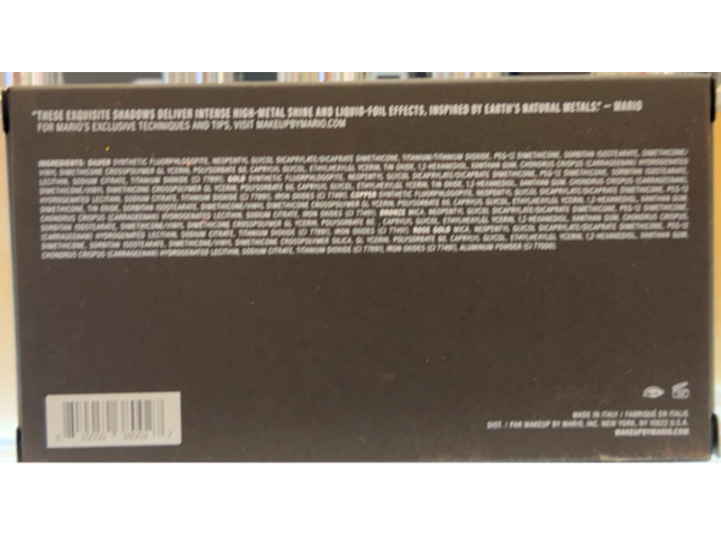 Make By Mario Master Metals Eyeshadow Palette, 0.05 oz/ 1.5 g