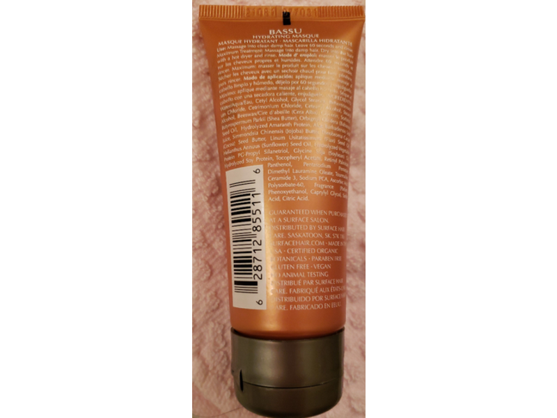 Surface Hair Bassu Hydrating Masque, 2 fl oz/59 mL