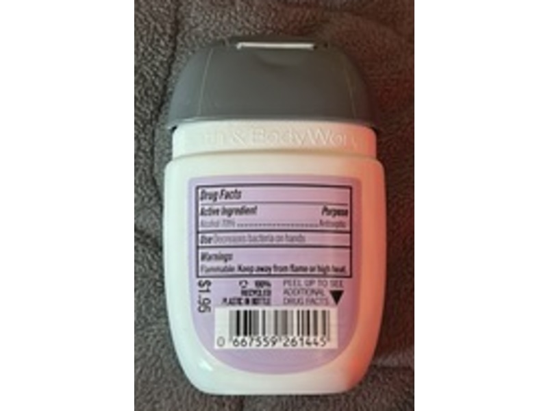 Bath & Body Works Moisturizing Hand Sanitizer, Fresh Cut Lilacs, 1 fl oz/ 29 mL