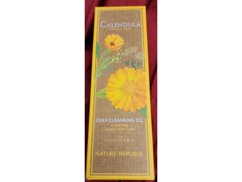 Nature Republic Calendula Forest Garden Deep Cleansing Oil , 6.76 fl oz/200 mL