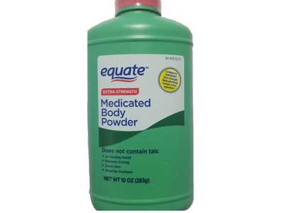 Equate Extra Strength Medicated Body Powder, 10 oz/283 g