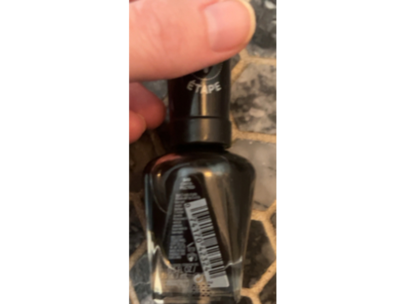 Sally Hansen Miracle Gel Nail Polish, Blacky O, 0.5 fl oz/14 mL