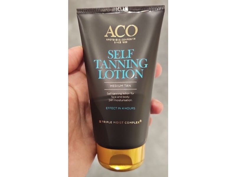 Aco Self Tanning Lotion, Medium Tan, 150 mL