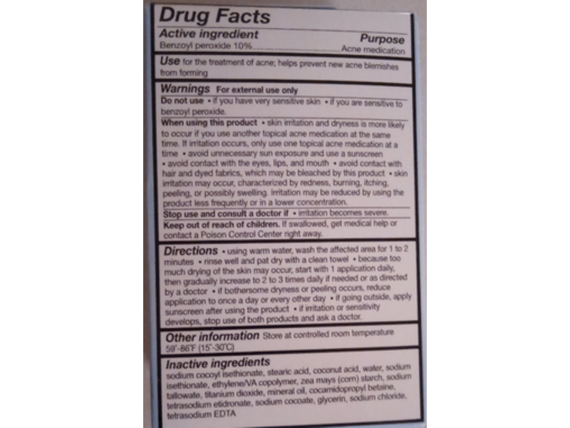 Equate Beauty Acne Cleansing Bar, 4 oz/113 g