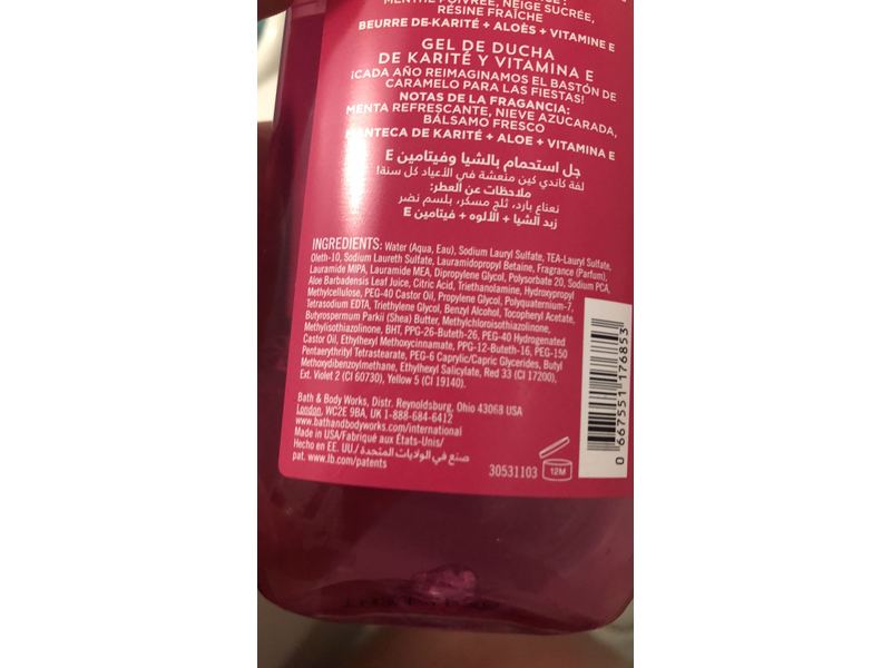 Bath & Body Works Twisted Peppermint Shower Gel, 10 fl oz (295 mL)