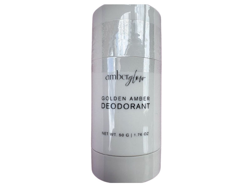 Amber Glow Deodorant, Golden Amber, 1.76 oz/50 g