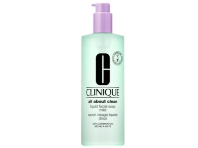Clinique Liquid Facial Soap, Mild, 13.5 fl oz/400 mL.