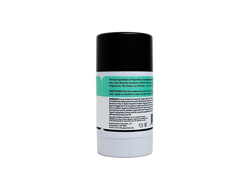 PiperWai Natural Deodorant Stick, 2.7oz