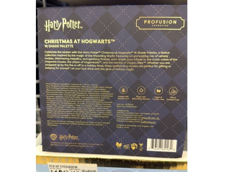 Profusion Cosmetics Harry Potter Eyeshadow Palette, 0.75 oz/20.8 g