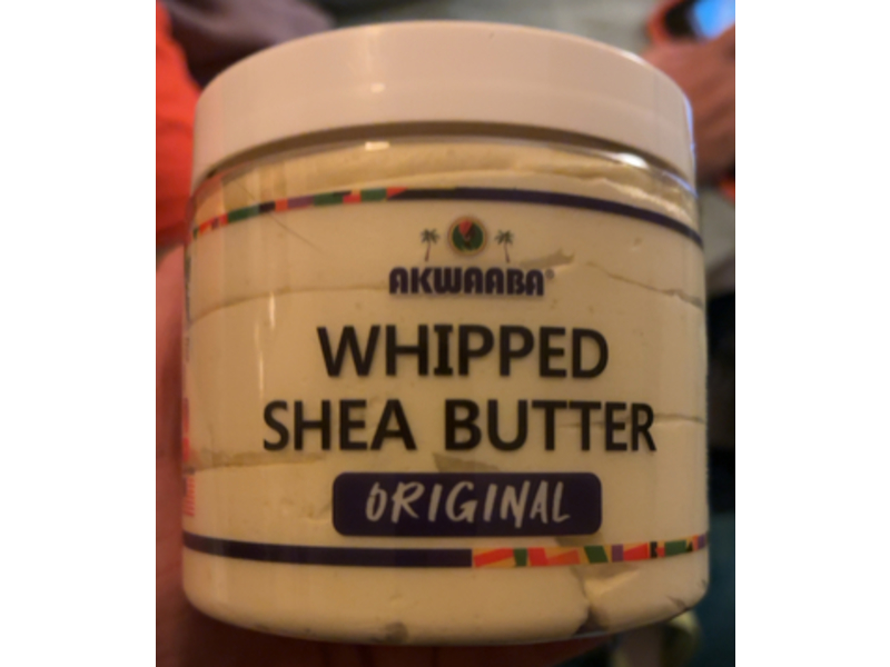 Akwaaba Whipped Shea Butter, Original, 12 oz