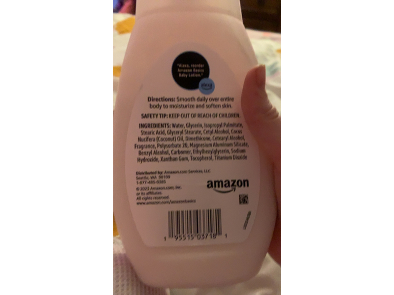 Amazon Basics Baby Lotion, 13.6 fl oz/400 mL
