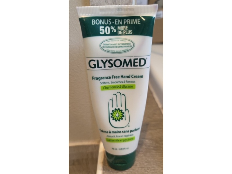 Glysomed Hand Cream, Chamomile & Glycerin, 2.54 fl oz/75 mL