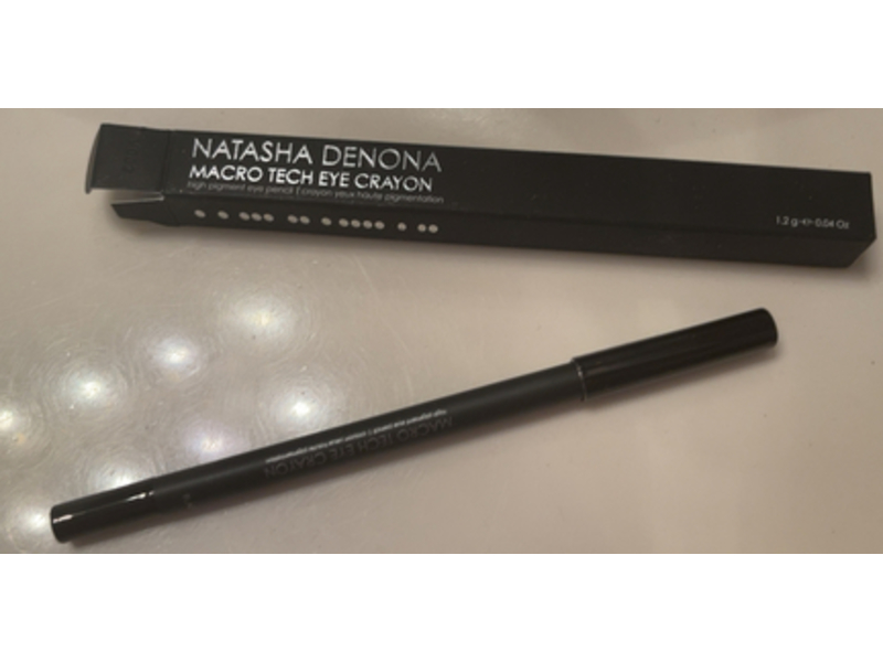 Natasha Denona Macro Tech Eye Crayon, Black, 0.04 oz/1.2 g
