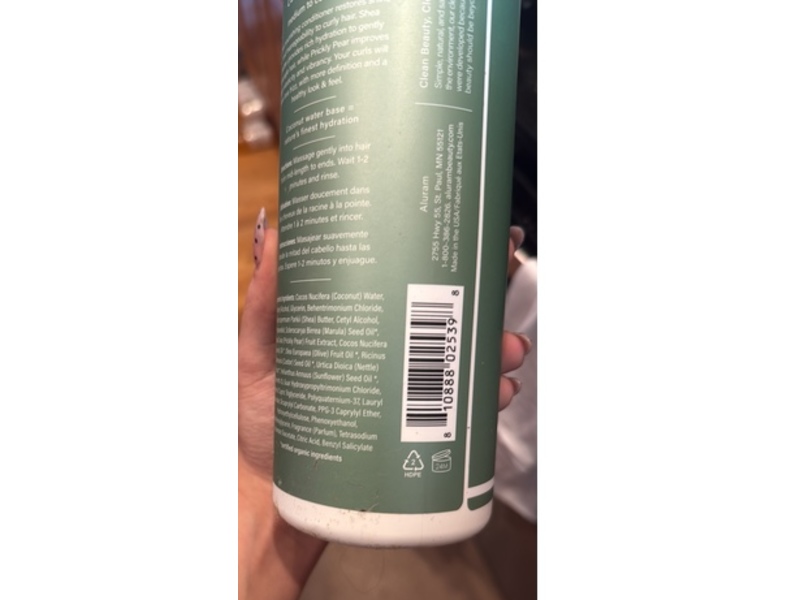 Aluram Clean Beauty Curl Conditioner, 33.8 fl oz/1000 mL