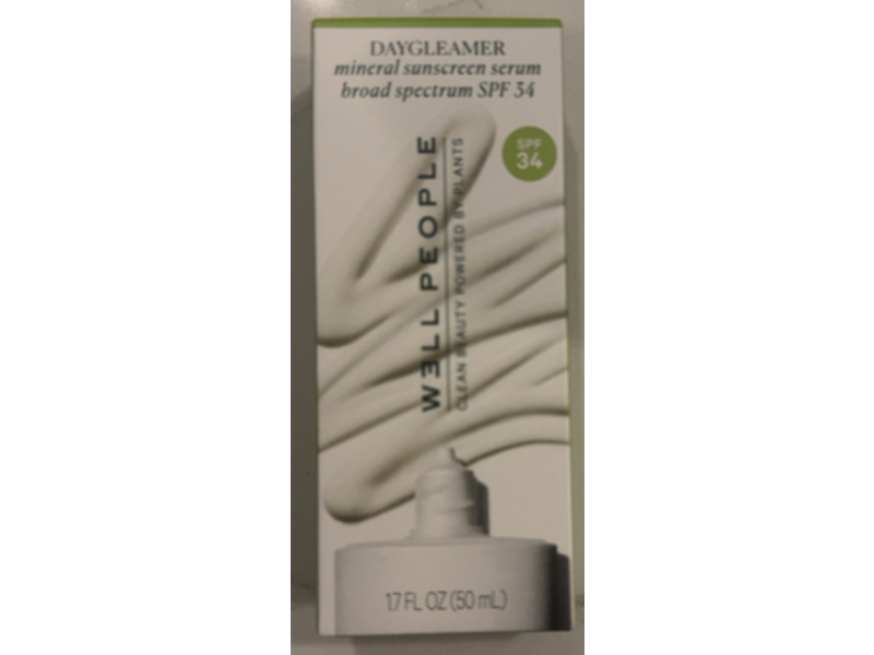 Well People Day Gleamer Sunscreen Serum, SPF 34, 1.7 fl oz/50 mL