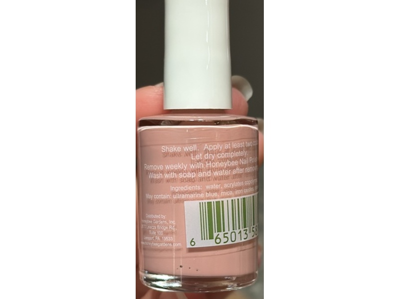 Honeybee Gardens Water Colors Water-Based Nail Enamel, Mood Ring, 0.5 fl oz/14 mL