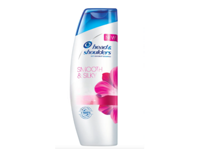 Head & Shoulders Anti-Dandruff Shampoo, Smooth & Silky, 400 mL