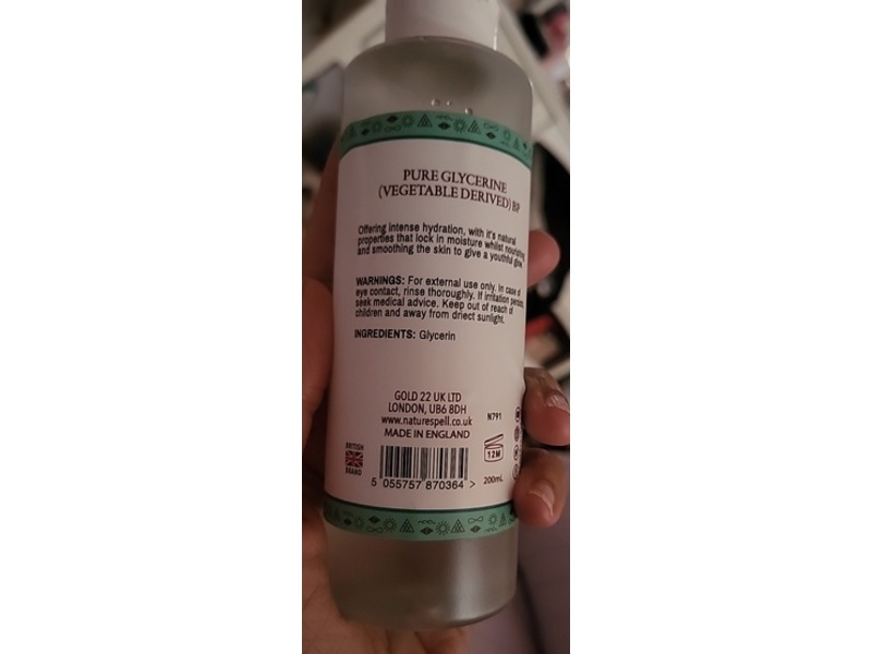 Nature Spell Pure Glycerine, 6.76 fl oz/200 mL