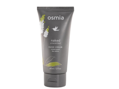Osmia Naked Hand Cream, Unscented, 2 fl oz/60 mL