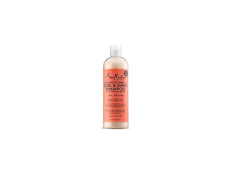 SheaMoisture Coconut & Hibiscus Curl & Shine Shampoo, 16 fl oz