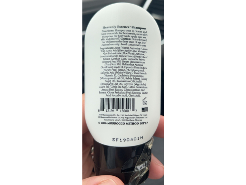 Morrocco Method Heavenly Essence Shampoo, Raw & Paleo Wildcrafted, 2.0 fl oz/60 mL