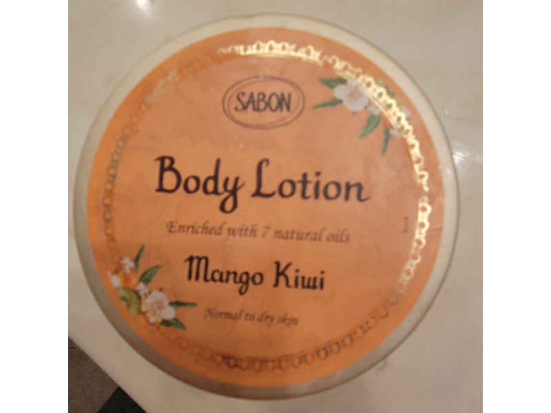 Sabon Body Lotion, Mango Kiwi, 7 fl oz/200 mL