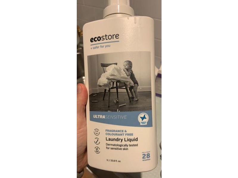 Ecostore Laundry Liquid, Ultra Sensitive, 38 Loads, 33.8 fl oz/1L