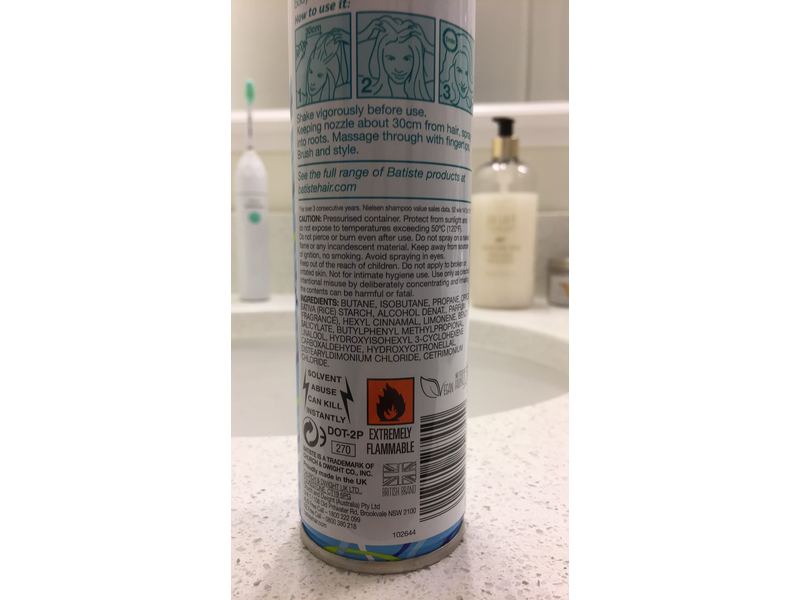 Batiste Dry Shampoo, Light & Breezy Fresh, 6.73 fl oz/200 mL