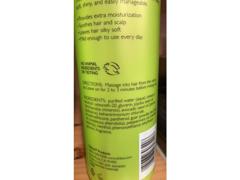 Shikai Tea Tree Conditioner, Avocado & Jojoba Oil, 24 fl oz/710 mL