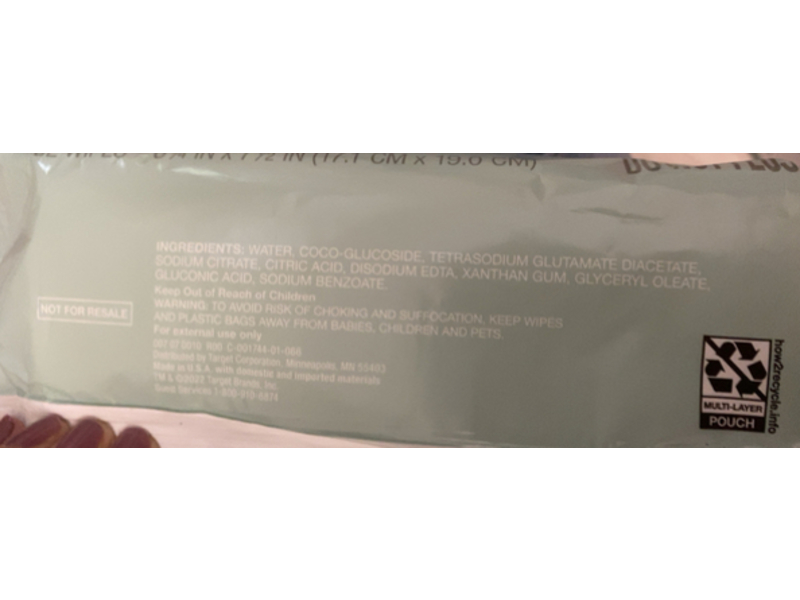 up&up Cloth-Like Baby Wipes, Sensitive Skin, 460 Ct