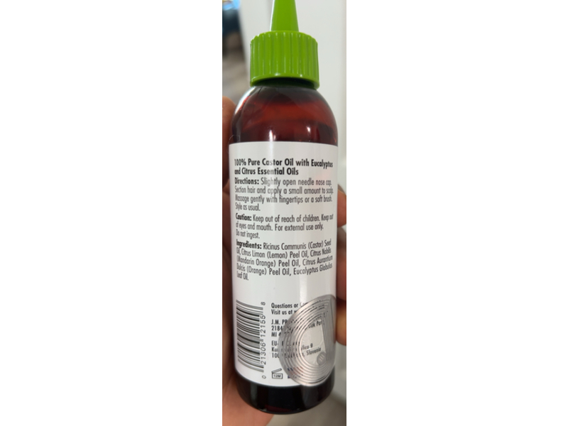 Isoplus Hair & Scalp Oil, Pure Castor Oil, 4 fl oz/118 mL