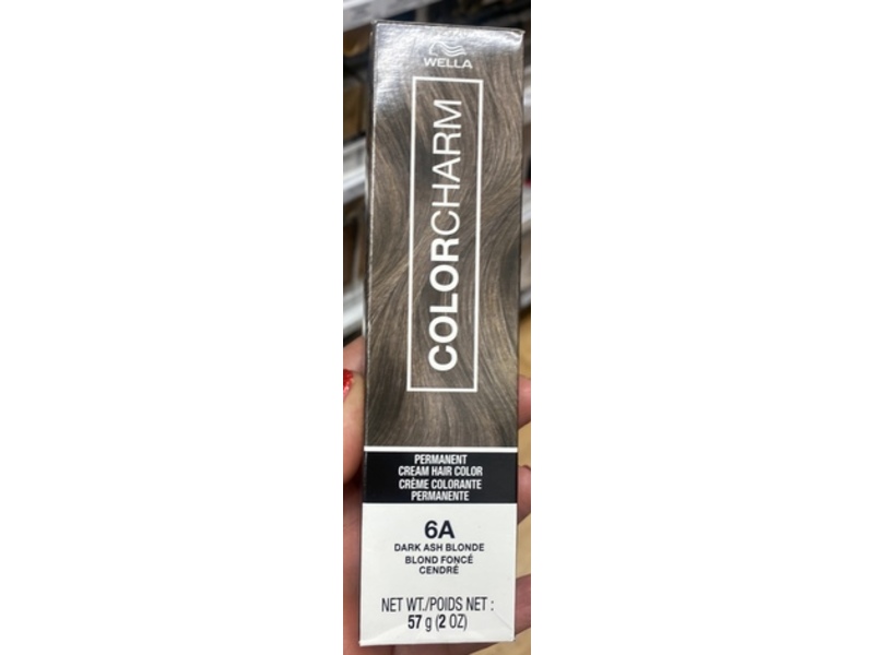Colorcharm Permanent Cream Hair Color, 6A Dark Ash Blonde, 2 oz/57 g