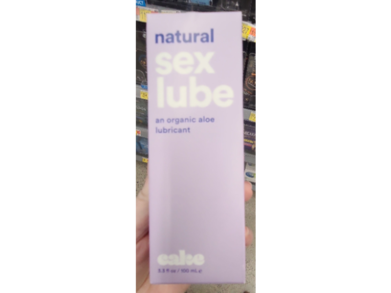 Cake Natural Sex Lube, 3.3 fl oz/100 mL