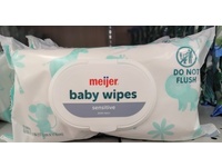 Meijer Baby Wipes, Sensitive, 72 Count - thumbnail 1