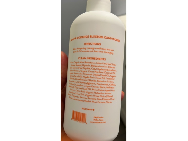 Routine Wellness Conditioner, Jasmine & Orange Blossom, 14 oz/414 mL