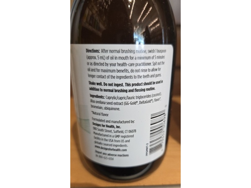 Designs For Health PerioPull, Mint Flavor, 8 fl oz/237 mL