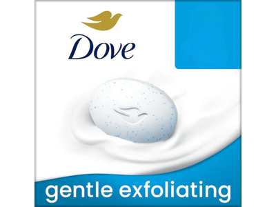 Dove Gentle Exfoliating Beauty Bar, 2.6 oz/75 g