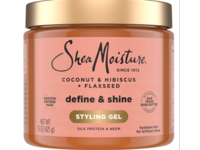 SheaMoisture Defining Styling Gel, Coconut & Hibiscus + Flaxseed, 15 oz/425 g - thumbnail 1