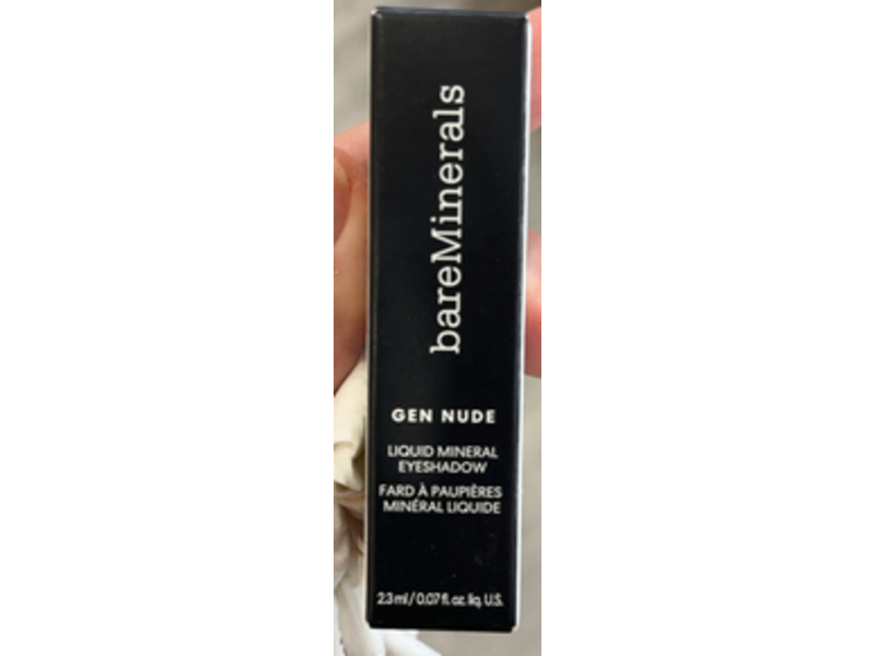 BareMinerals Gen Nude Liquid Mineral Eyeshadow, Smoky Quartz, 0.07 oz/2.3 mL